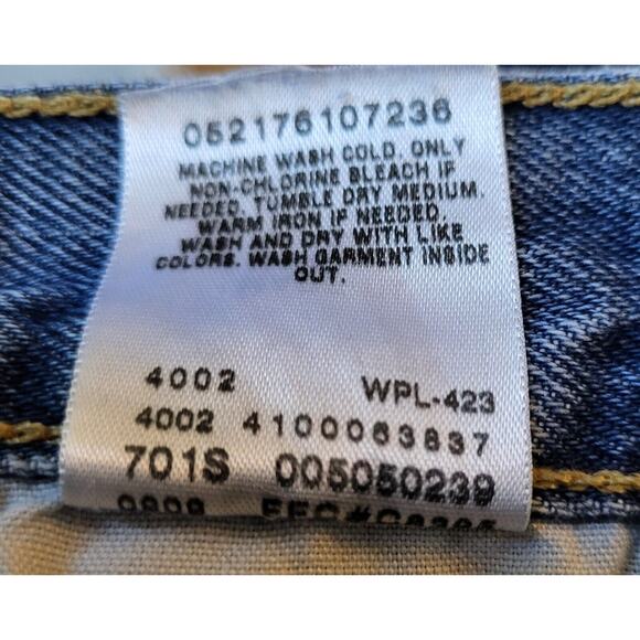 Levi's Jeans Men 34x31 Blue Denim 505 Regular Fit Straight Leg Medium Wash - Picture 8 of 16